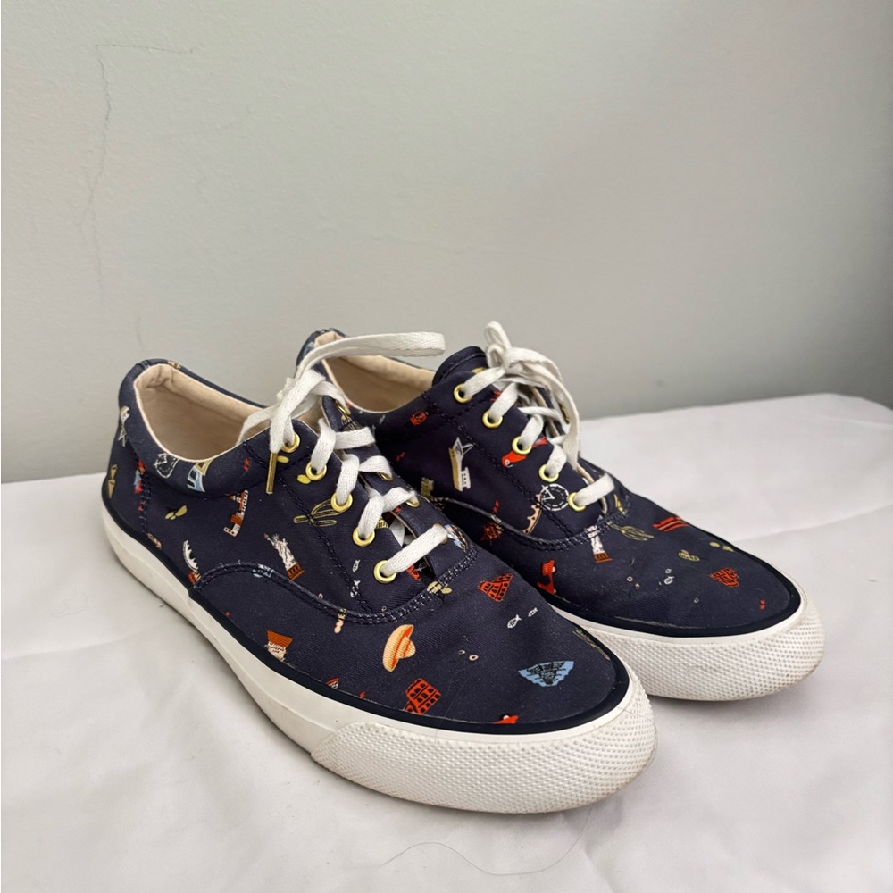 Women’s Navy Patterned Keds